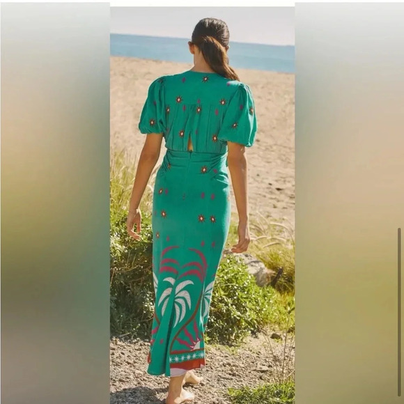 NWT Beach Riot x Anthropologie Marta Midi Dress size M - Picture 3 of 11